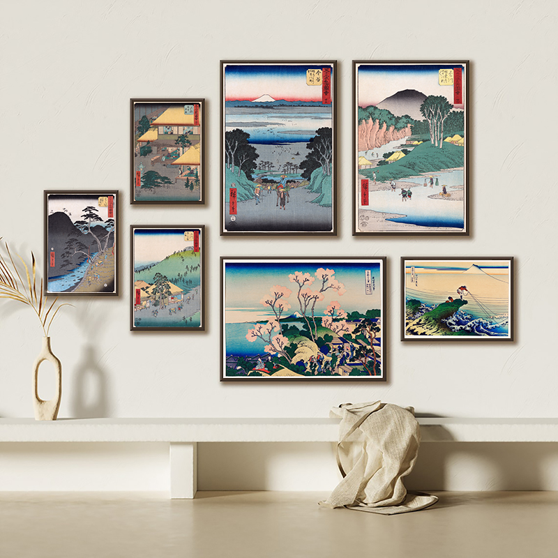 Japanese Traditional Lifestyle - Stampe giapponesi Wall Art Canvas Painting