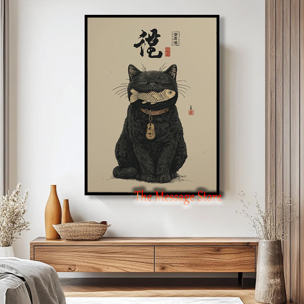 Gatto Portafortuna Nero Ukiyo- - Japanese Traditional Lifestyle recensione e prezzo