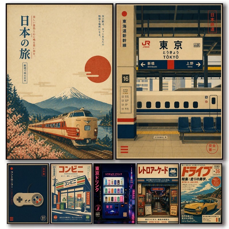 Poster Vintage Giapponese Stil - Japanese Traditional Lifestyle recensione e prezzo