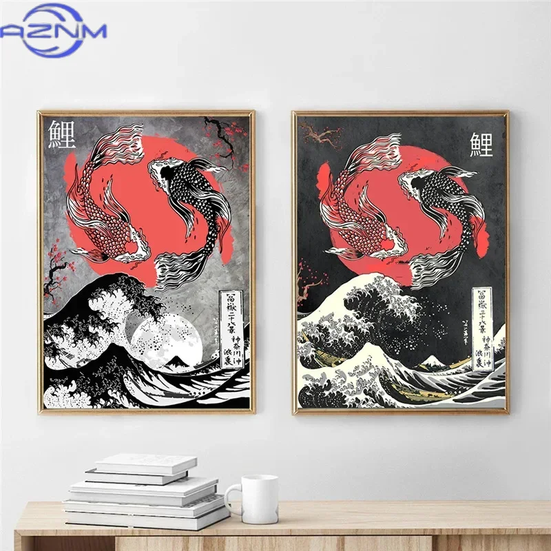 AZNM Quadro su tela Grande Ond - Japanese Traditional Lifestyle recensione e prezzo